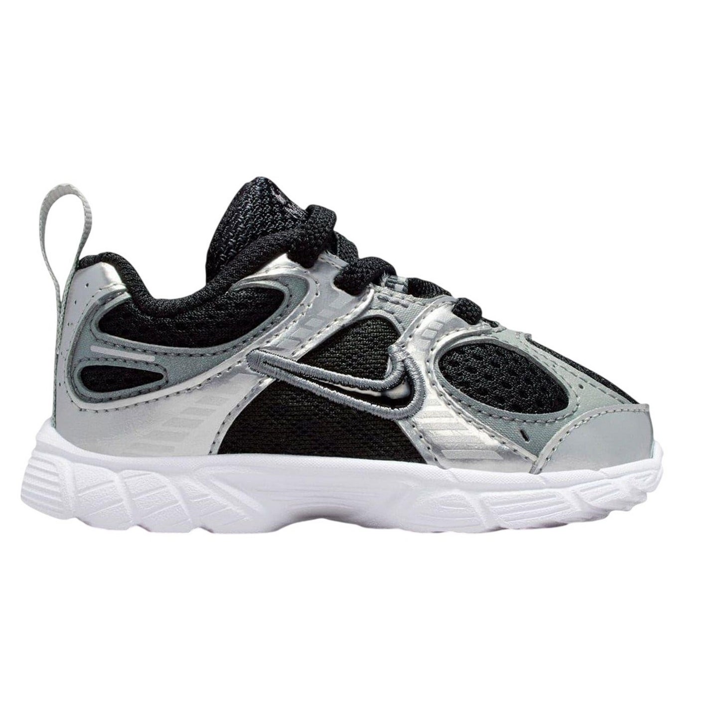 Black-Grey - Front - Nike Childrens-Kids V5 Logo Running Shoes