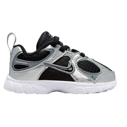 Black-Grey - Front - Nike Childrens-Kids V5 Logo Running Shoes
