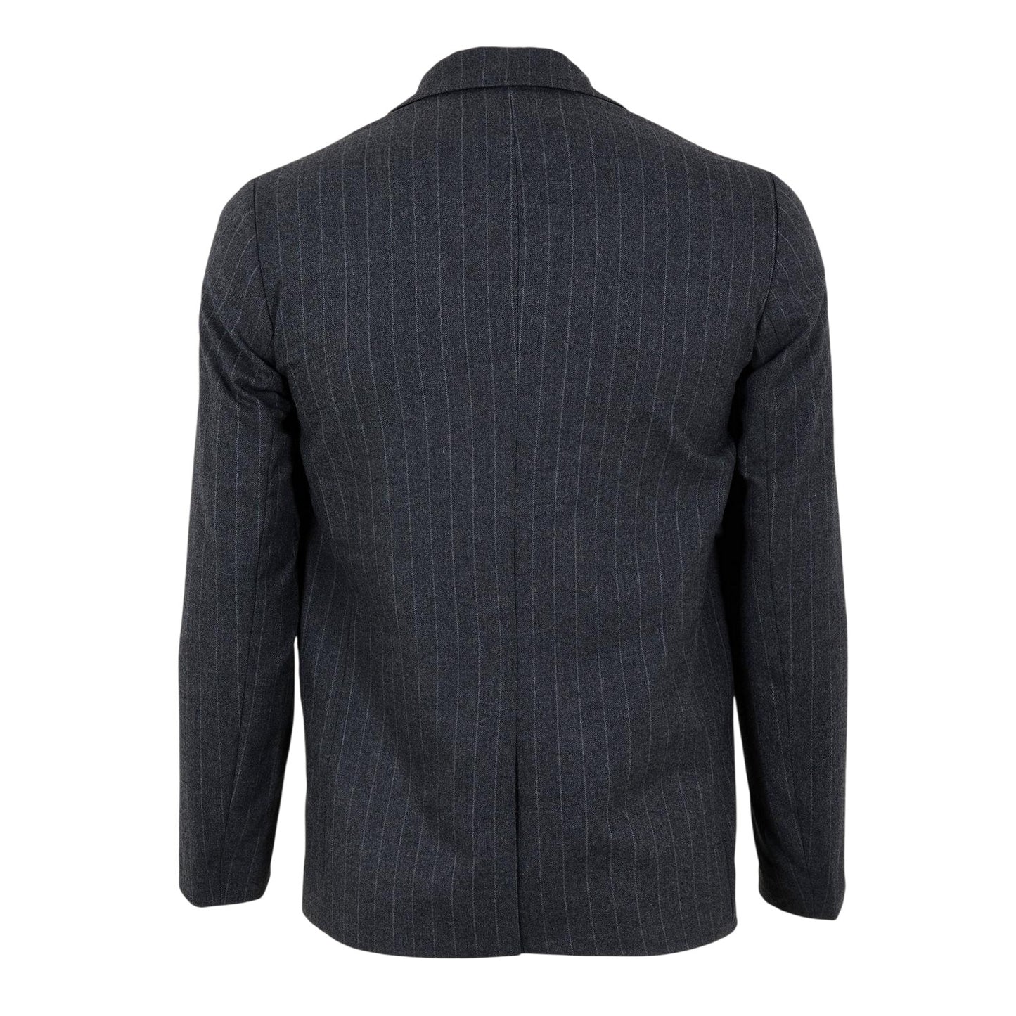 Grey Melange - Back - JJXX Womens-Ladies Mary Stripe Single-Breasted Blazer