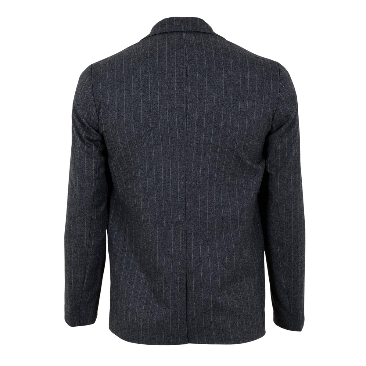 Grey Melange - Back - JJXX Womens-Ladies Mary Stripe Single-Breasted Blazer
