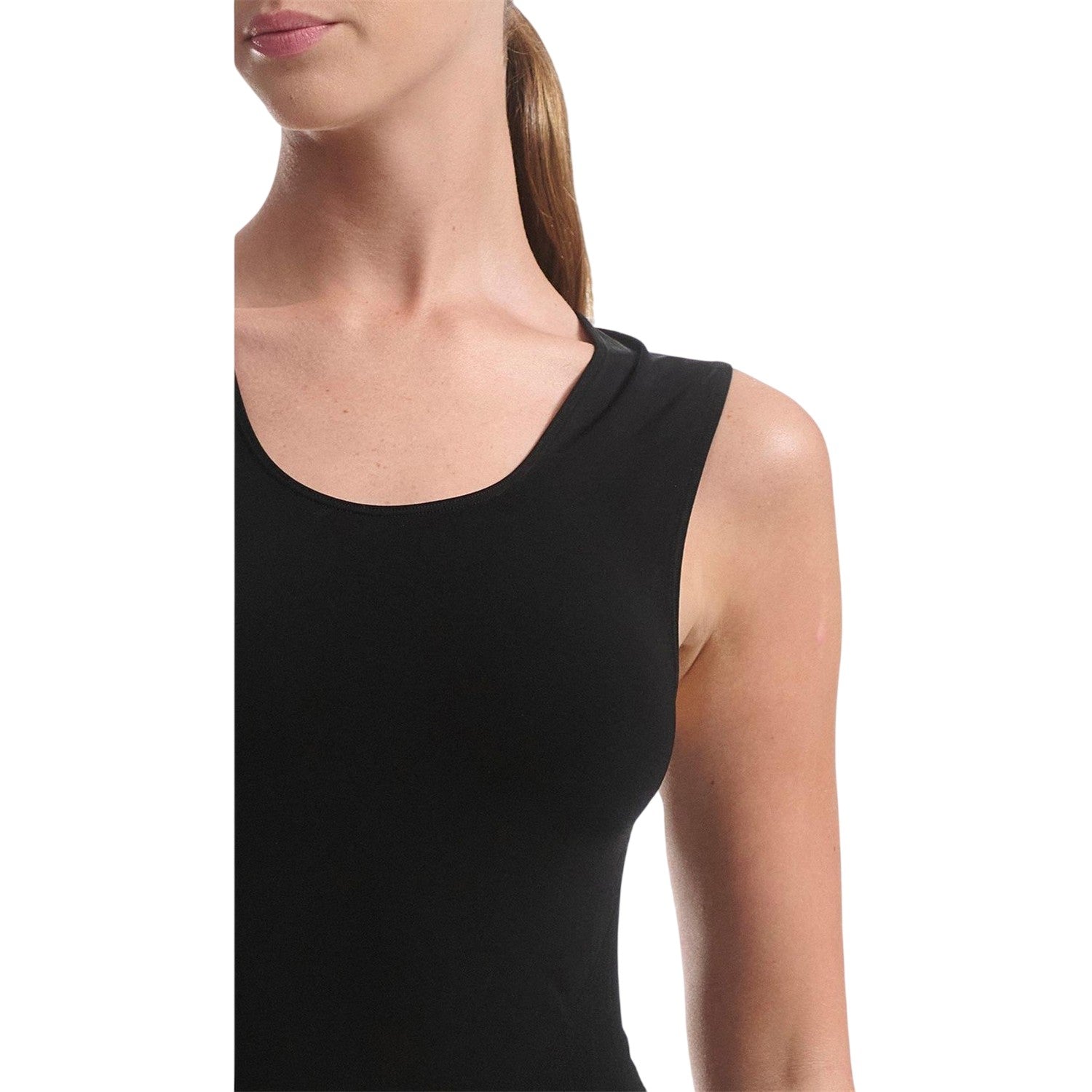 Black - Side - Wolford Womens-Ladies Individual Seamless Shaping Dress