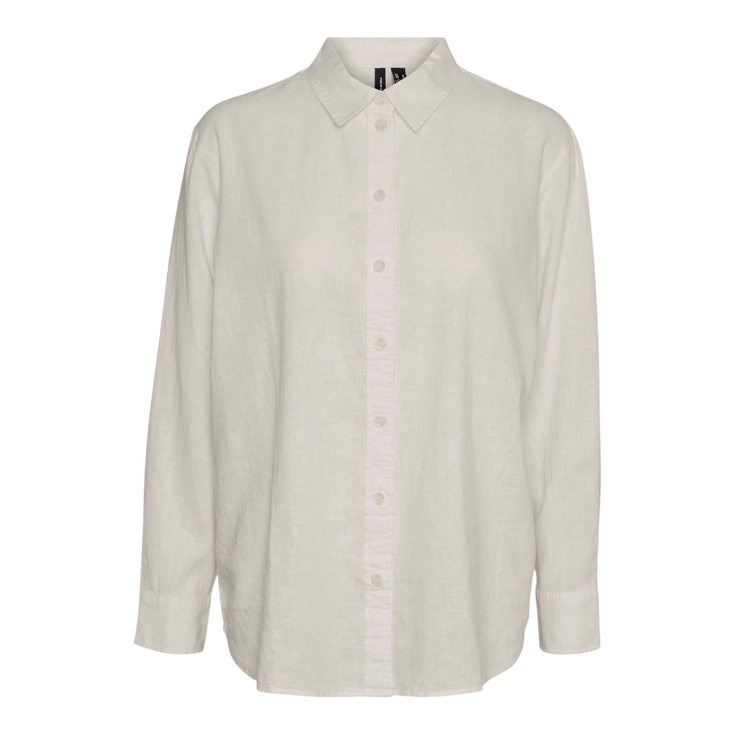 Moonbeam - Front - Vero Moda Womens-Ladies Linen Blend Regular Shirt