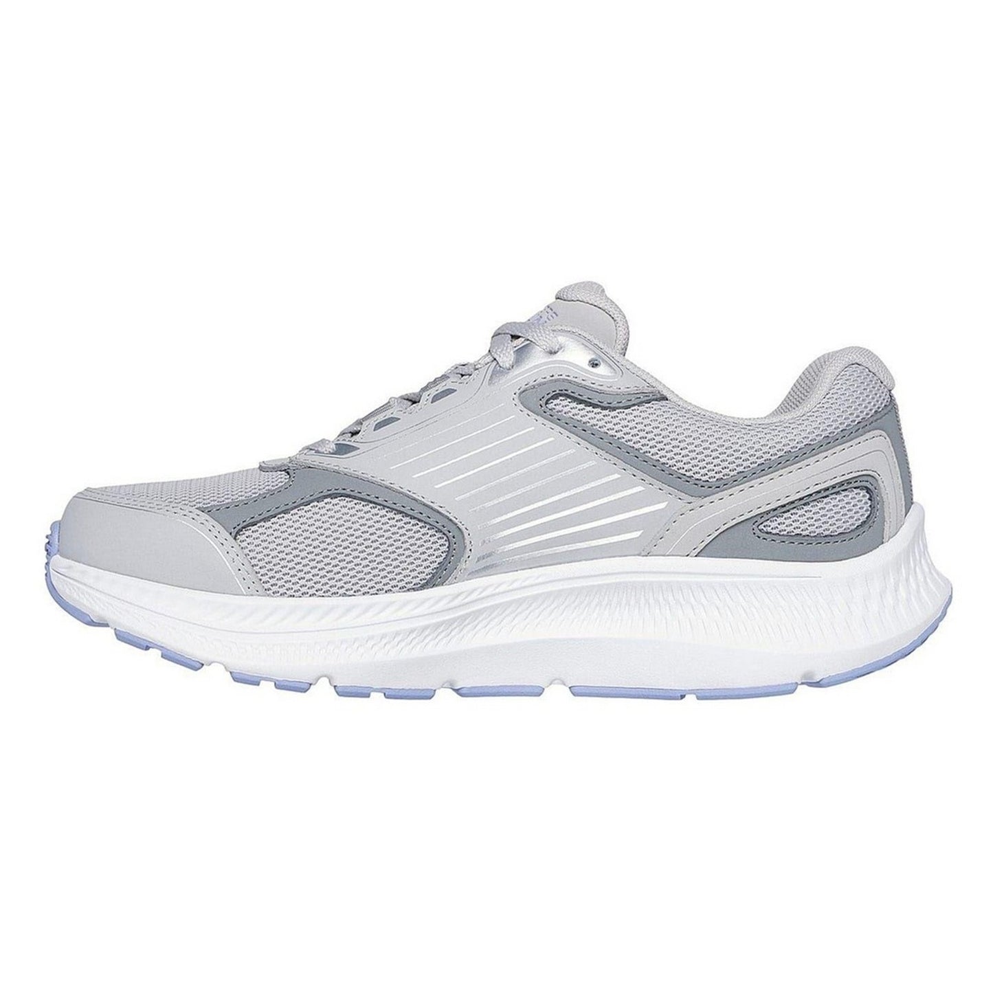 Grey-Lavender - Back - Skechers Womens-Ladies Go Run Consistent 2.0 Advantage Leather Trainers