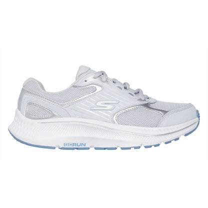 Light Blue - Front - Skechers Womens-Ladies Go Run Consistent 2.0 Advantage Leather Trainers