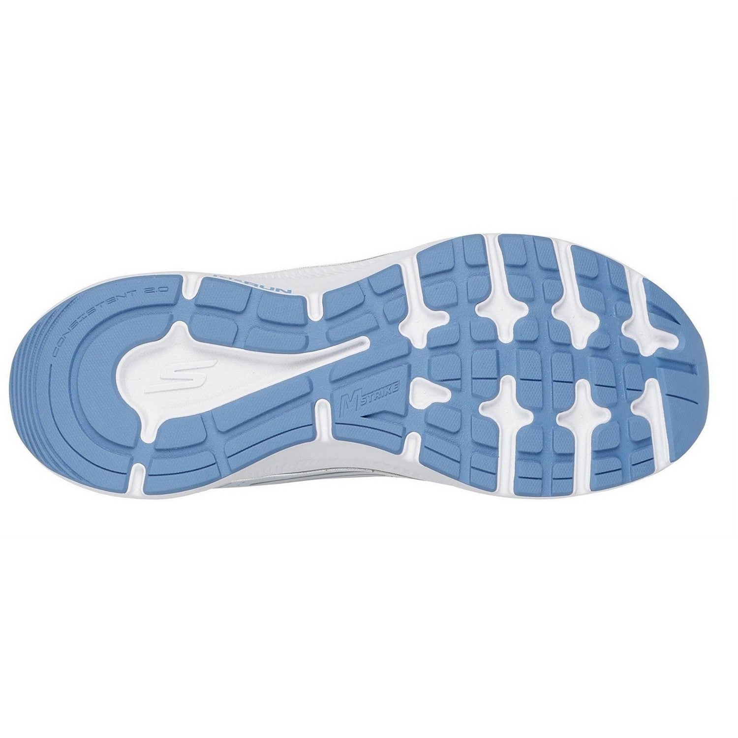 Light Blue - Lifestyle - Skechers Womens-Ladies Go Run Consistent 2.0 Advantage Leather Trainers