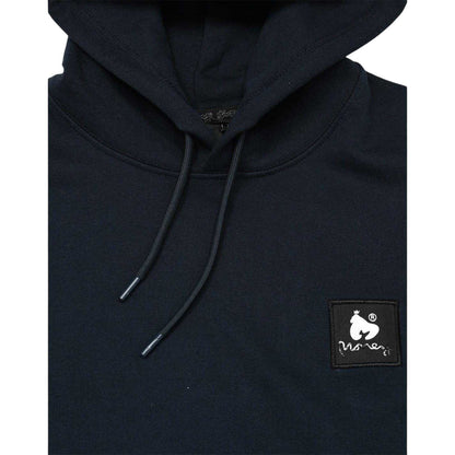 Navy - Side - Money Mens Combo Patch Hoodie