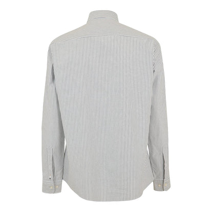 Dark Blue-Grey - Back - Boss Mens H-Roan Oxford Shirt