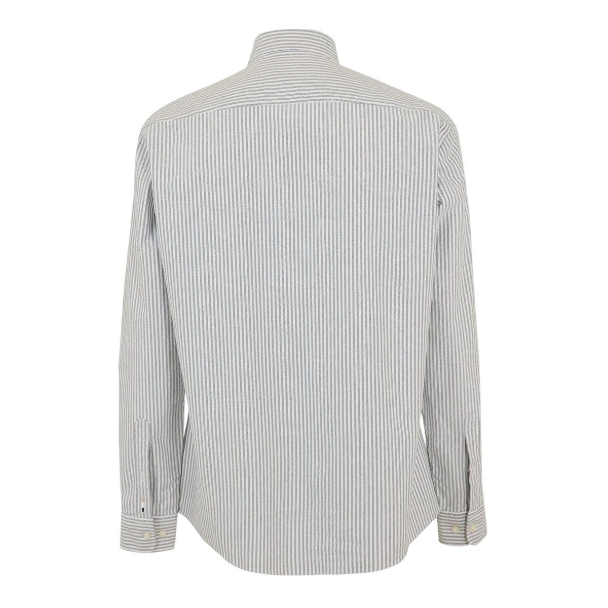Dark Blue-Grey - Back - Boss Mens H-Roan Oxford Shirt