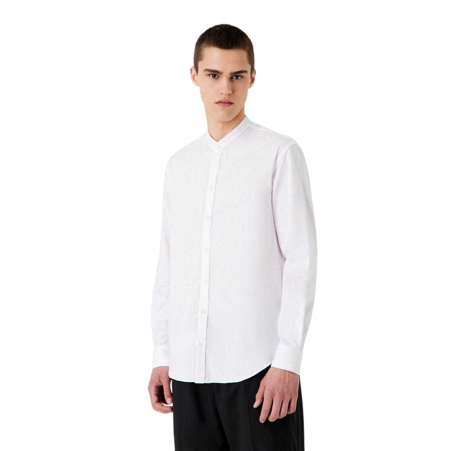 White - Front - Emporio Armani EA7 Mens Shirt