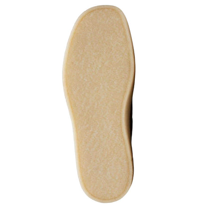 Pale Khaki - Pack Shot - Clarks Mens Wallabee Suede Moc Toe Platform Moccasins