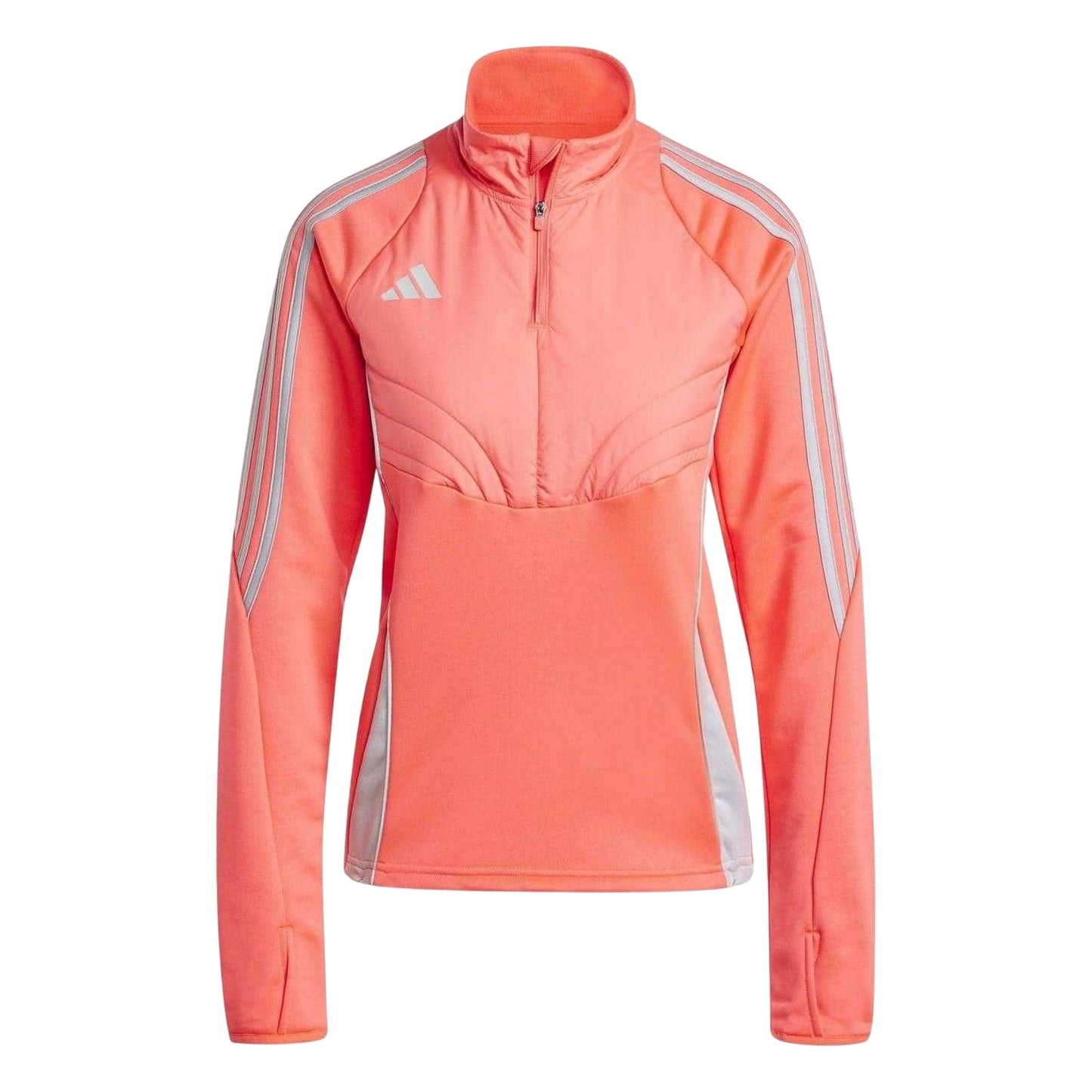 Light Red - Front - Adidas Womens-Ladies Tiro Logo Regular Raglan Athletic Track Top