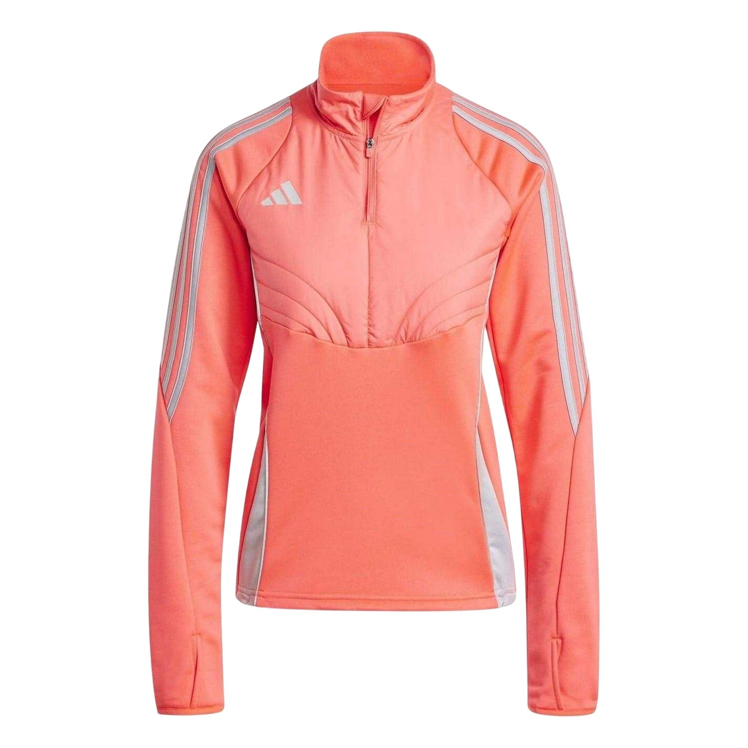 Light Red - Front - Adidas Womens-Ladies Tiro Logo Regular Raglan Athletic Track Top