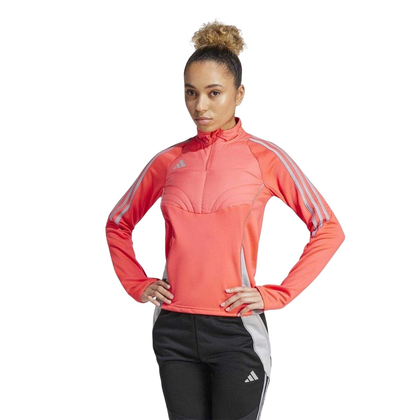 Light Red - Lifestyle - Adidas Womens-Ladies Tiro Logo Regular Raglan Athletic Track Top