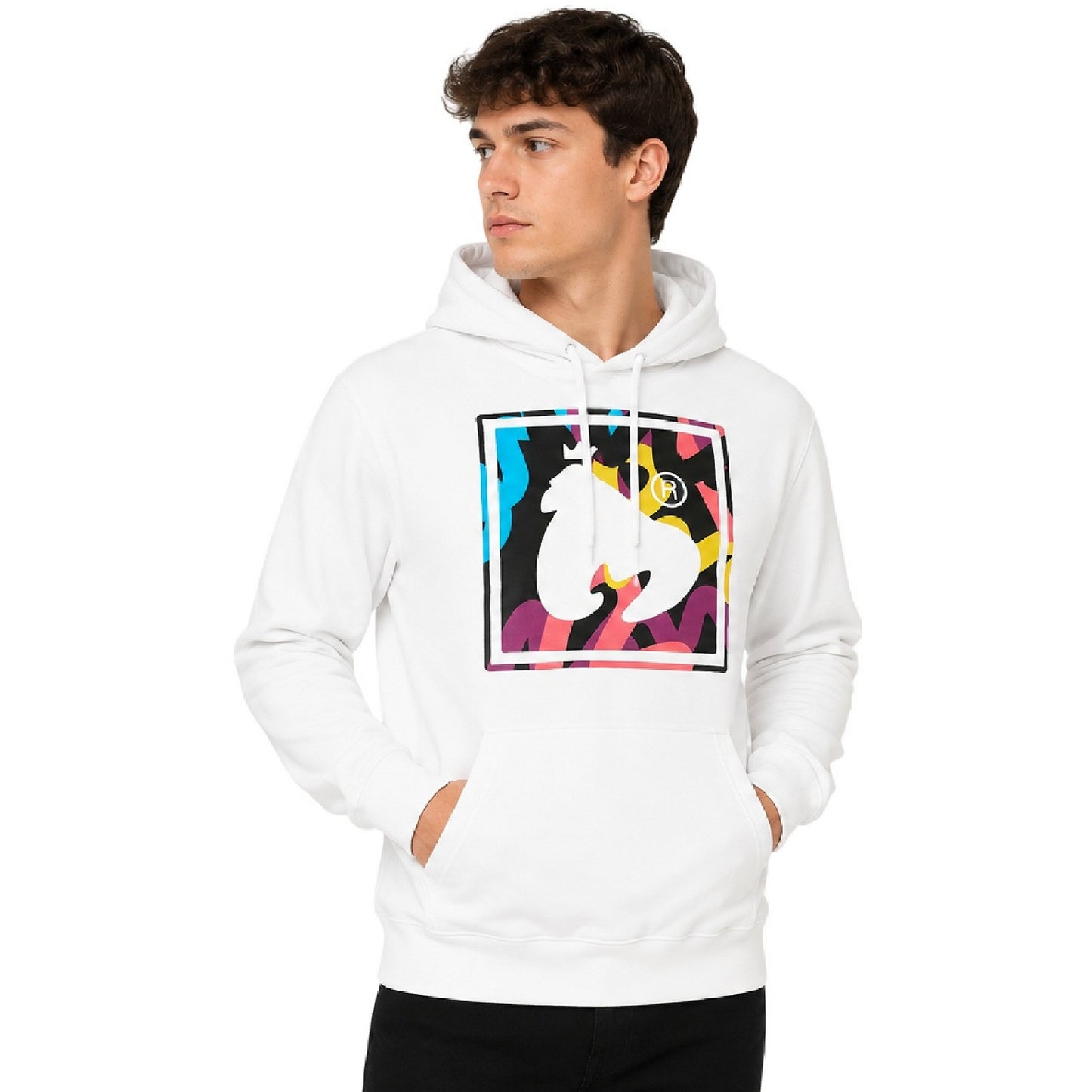 White - Side - Money Mens Super Start Hoodie