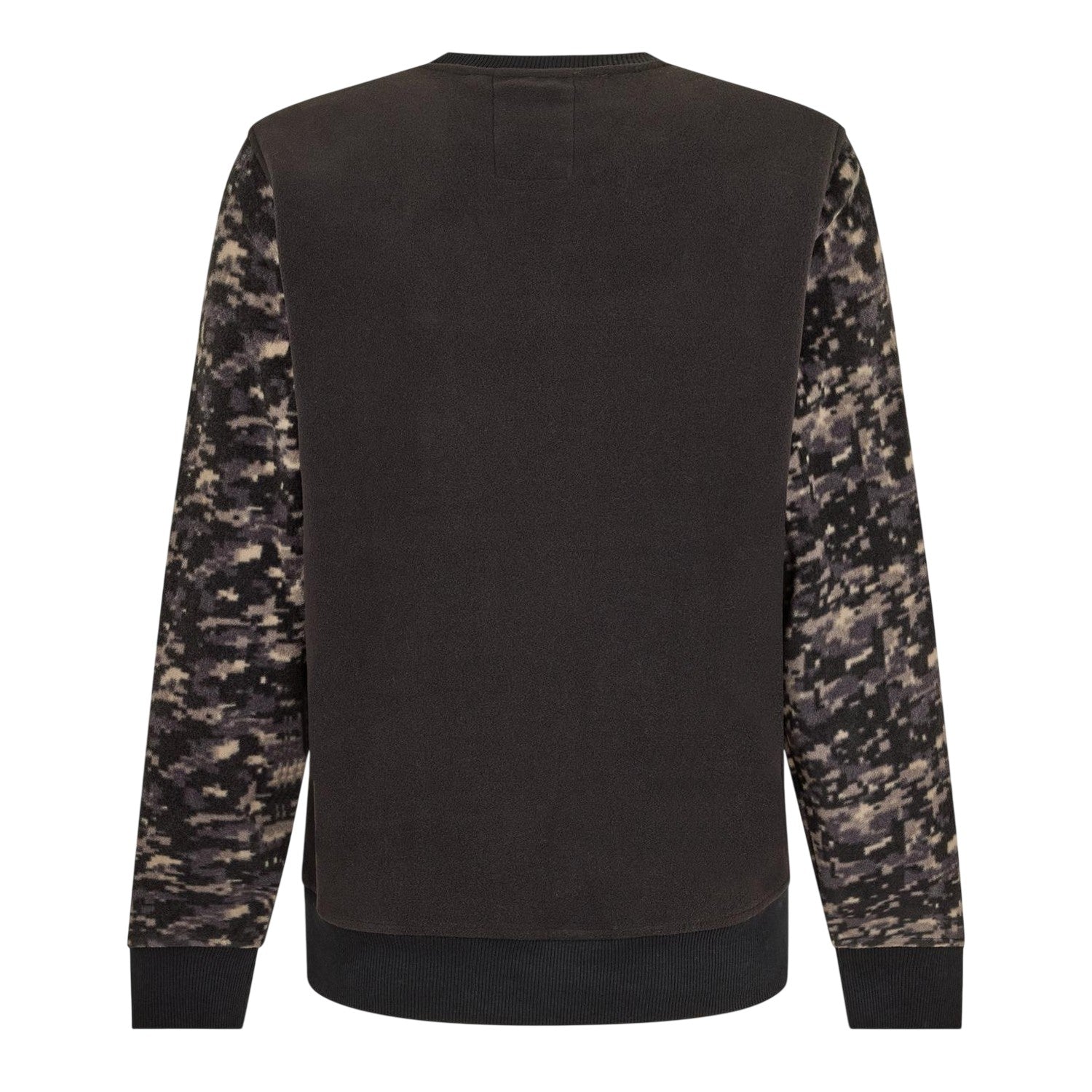 Black - Back - Luke Mens Hoverla Digital Camo Sweatshirt