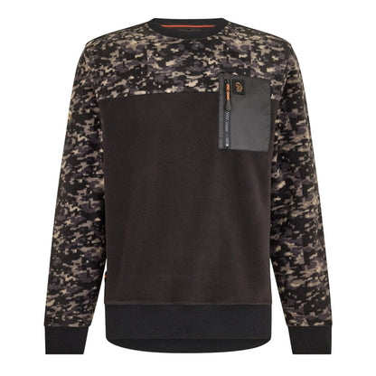 Black - Front - Luke Mens Hoverla Digital Camo Sweatshirt