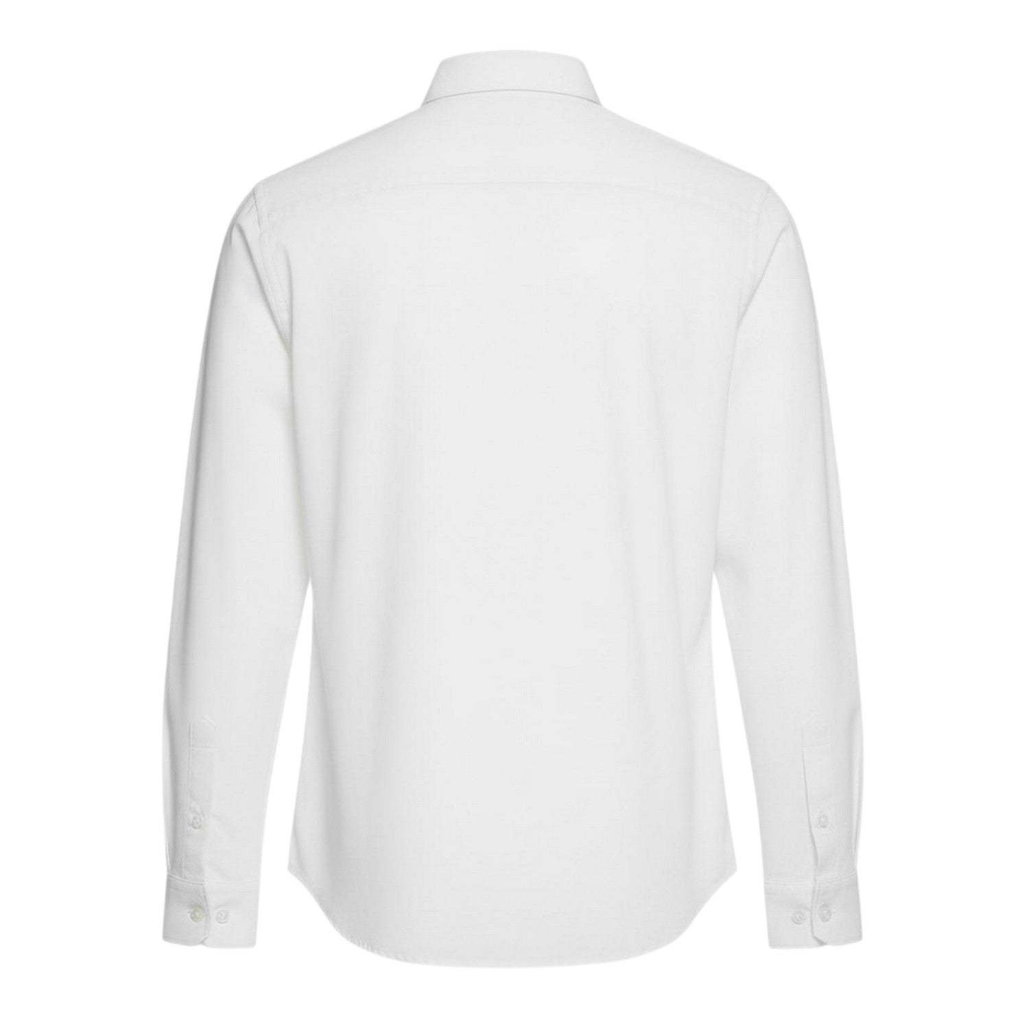 White - Back - Lyle & Scott Mens Regular Long-Sleeved Shirt