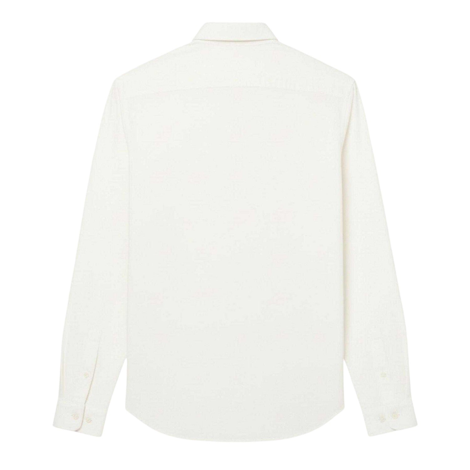 Cream - Back - Lacoste Mens Cotton Jersey Regular Shirt