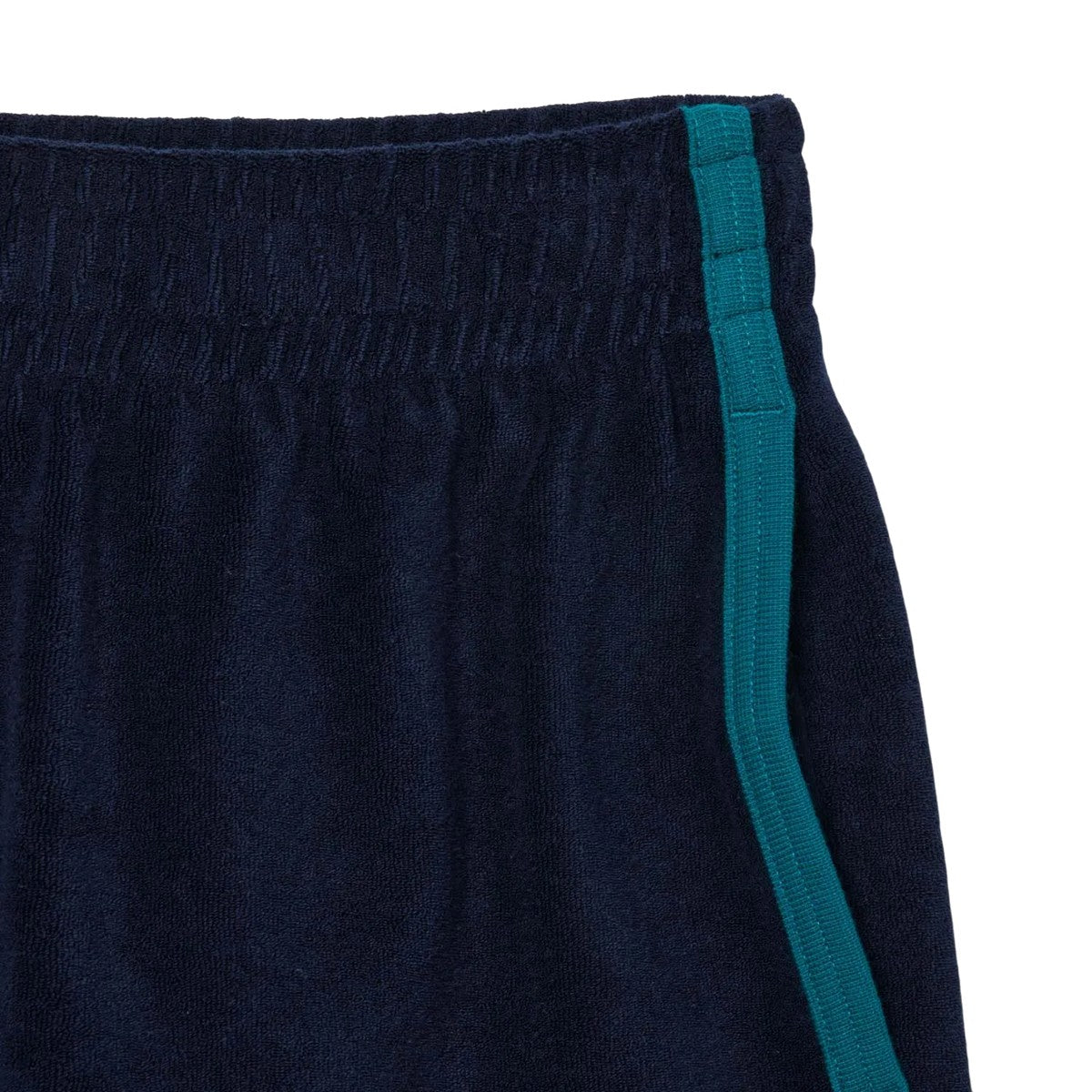 Blue - Lifestyle - Lacoste Womens-Ladies Terrycloth Contrast Detail Shorts