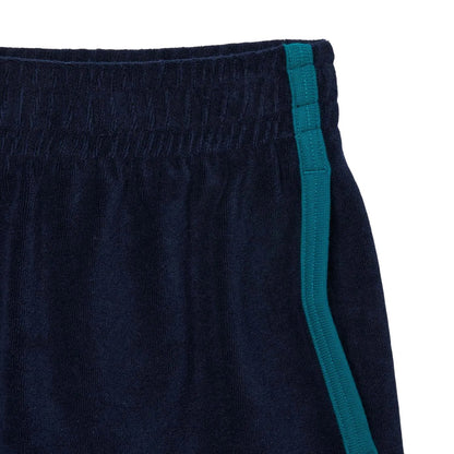 Blue - Lifestyle - Lacoste Womens-Ladies Terrycloth Contrast Detail Shorts