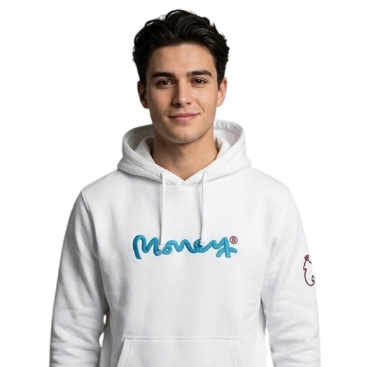 White - Lifestyle - Money Mens Chop Hoodie