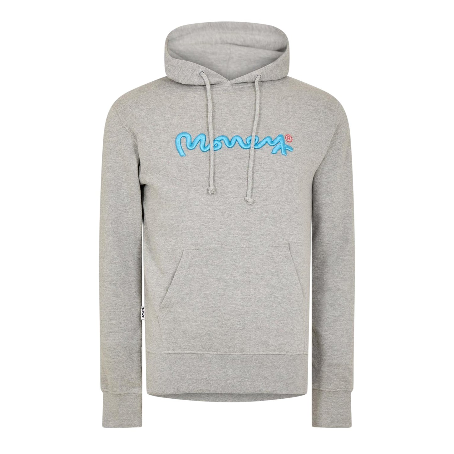 Grey - Front - Money Mens Chop Hoodie