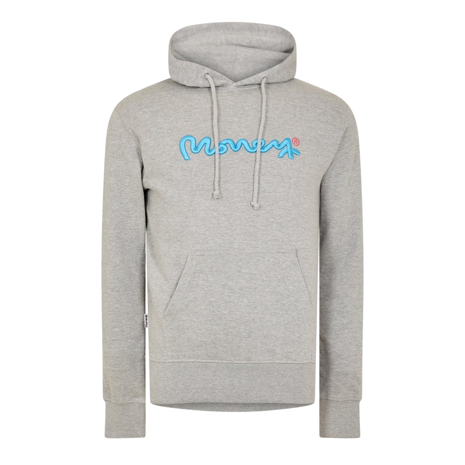 Grey - Front - Money Mens Chop Hoodie