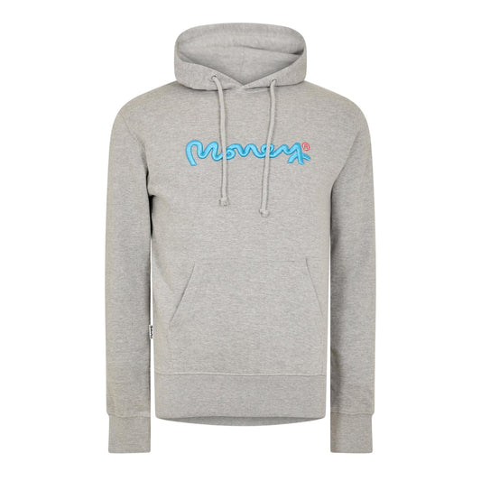 Grey - Front - Money Mens Chop Hoodie