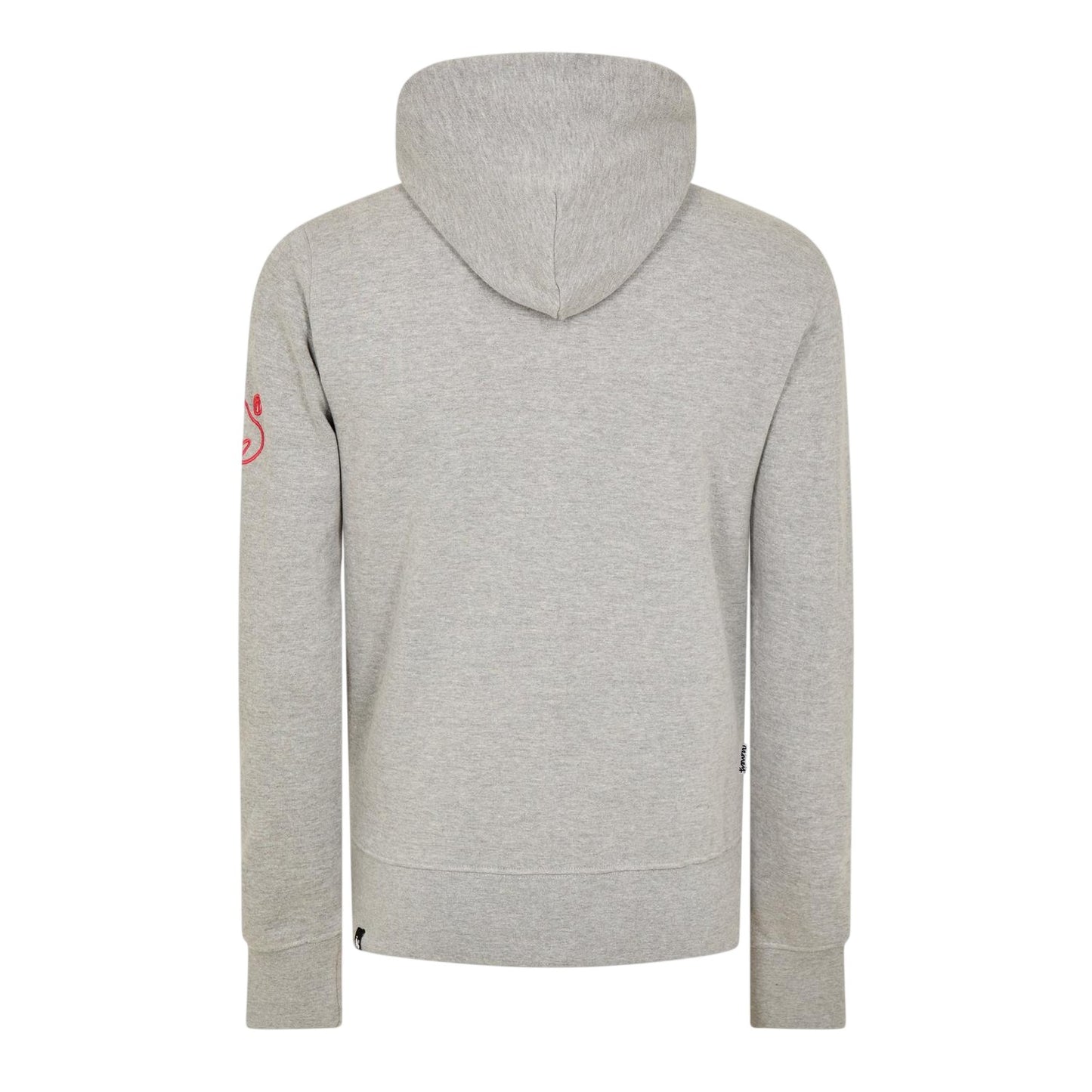 Grey - Back - Money Mens Chop Hoodie