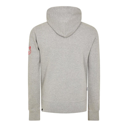 Grey - Back - Money Mens Chop Hoodie