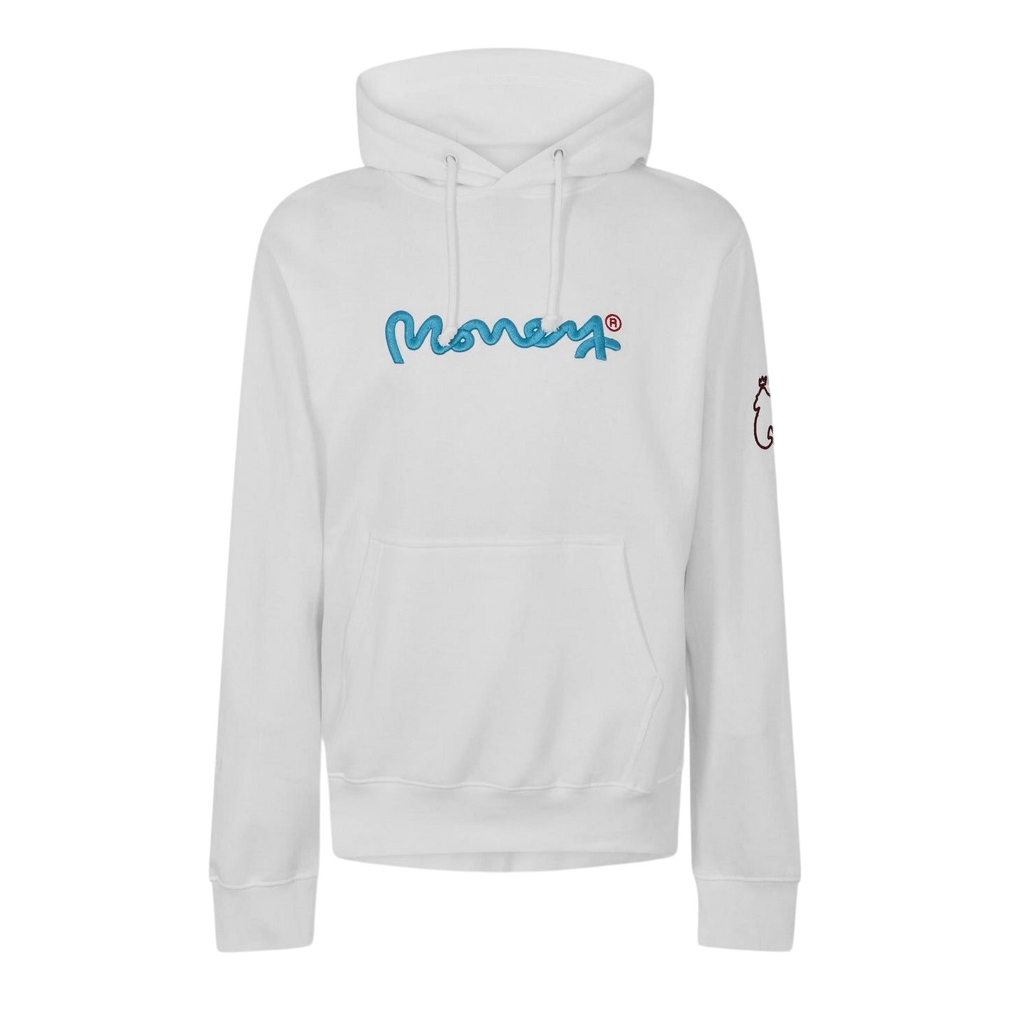 White - Front - Money Mens Chop Hoodie