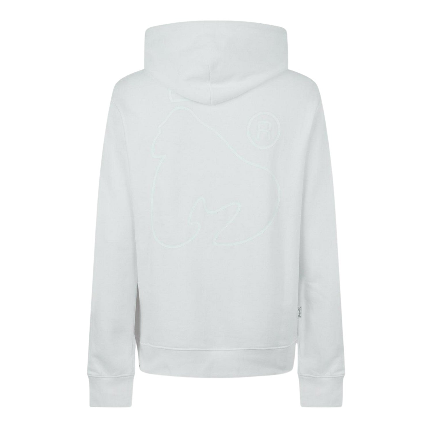 White - Back - Money Mens Signature Relaxed Fit Hoodie
