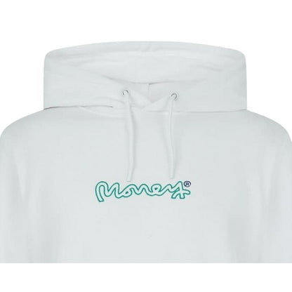 White - Side - Money Mens Signature Relaxed Fit Hoodie