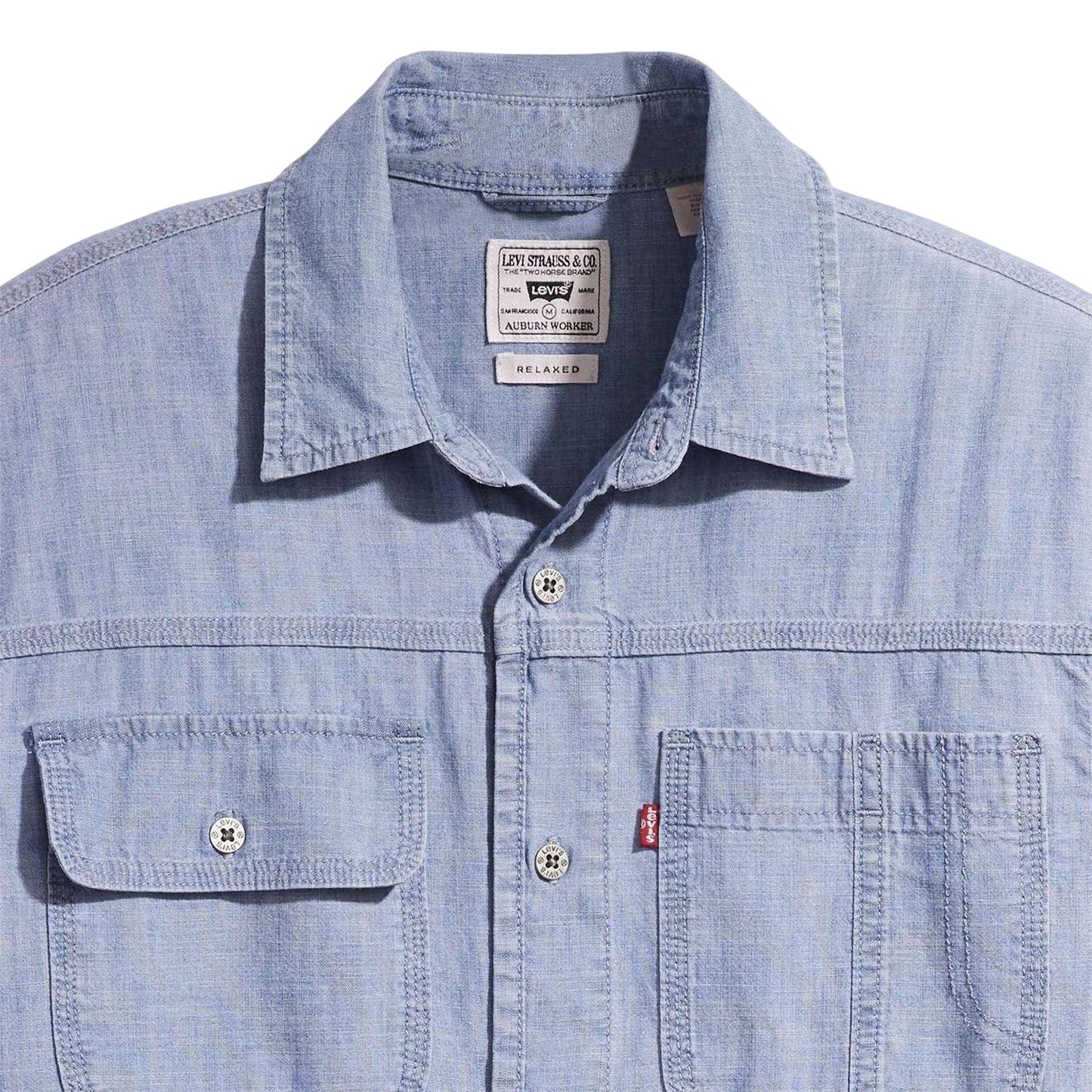 Blue - Side - Levis Mens Shirt