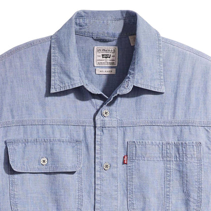 Blue - Side - Levis Mens Shirt