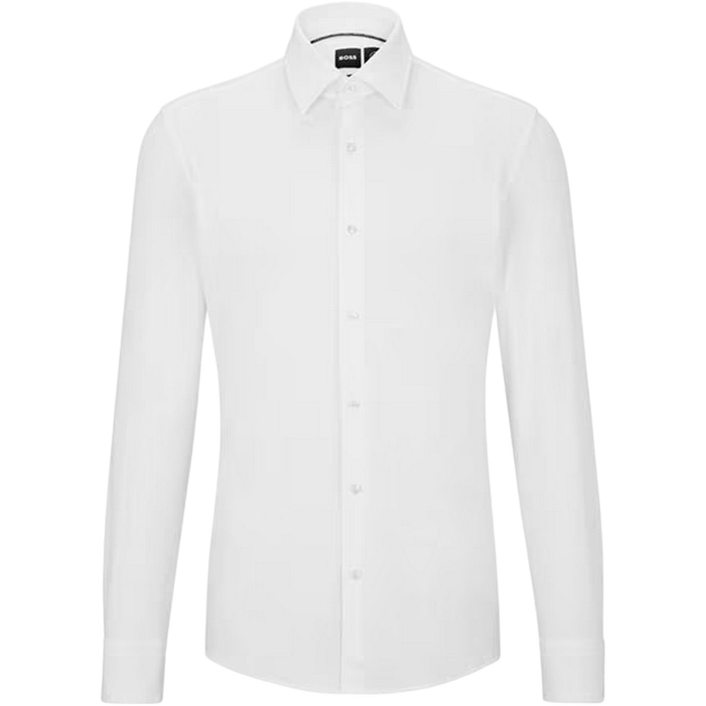White - Front - Boss Mens Oxford Point Collar Formal Shirt