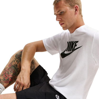 Black-White - Pack Shot - Nike Mens Utility Club Cargo Shorts