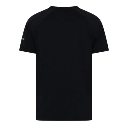 Black - Back - Duck and Cover Mens Topfield T-Shirt