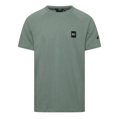 Olive - Front - Duck and Cover Mens Topfield T-Shirt