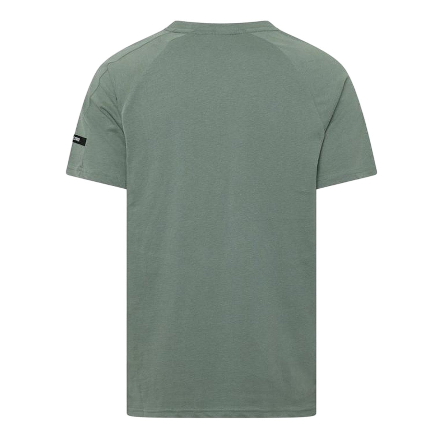 Olive - Back - Duck and Cover Mens Topfield T-Shirt