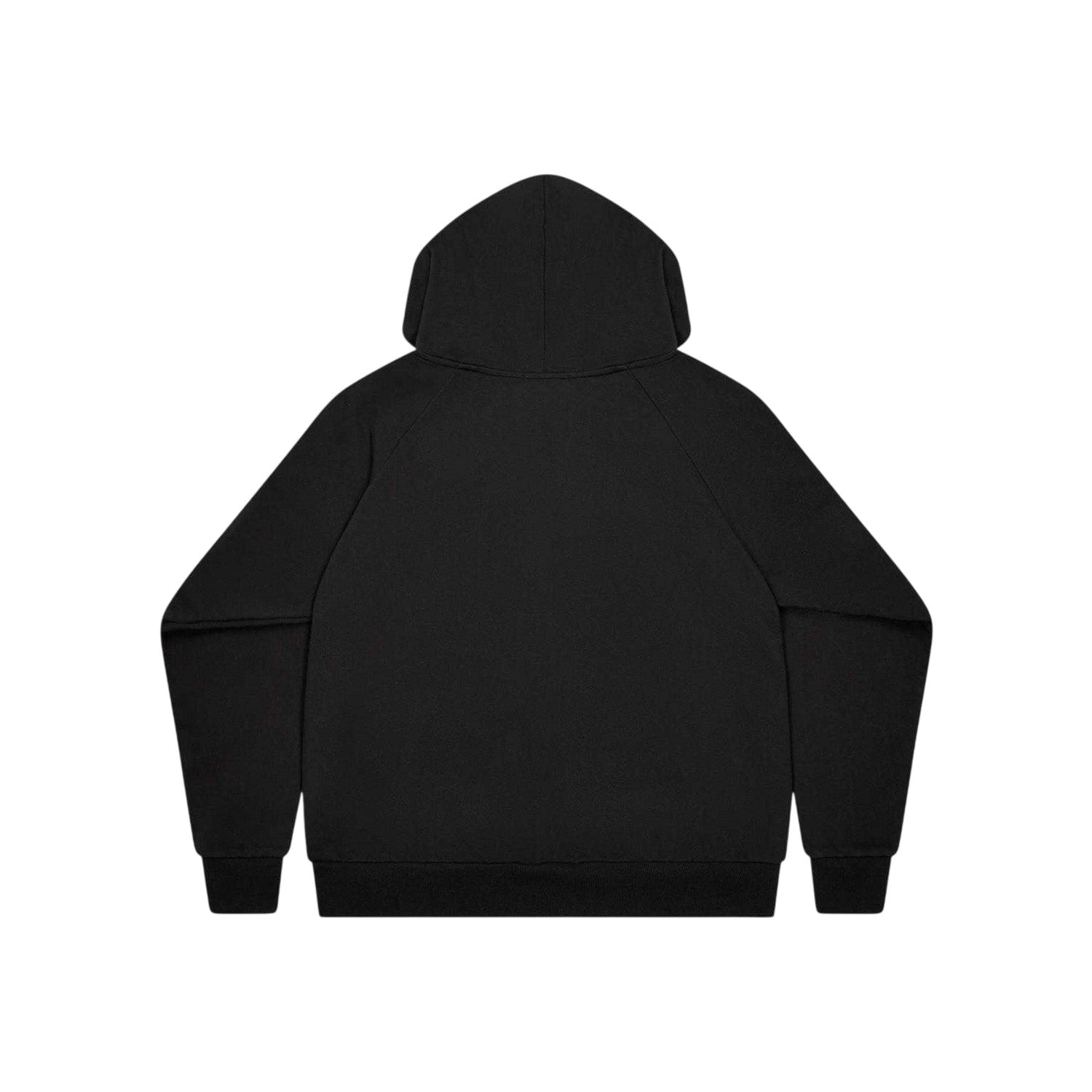 Black - Back - No Fear Mens Embroidered Logo Full Zip Hoodie