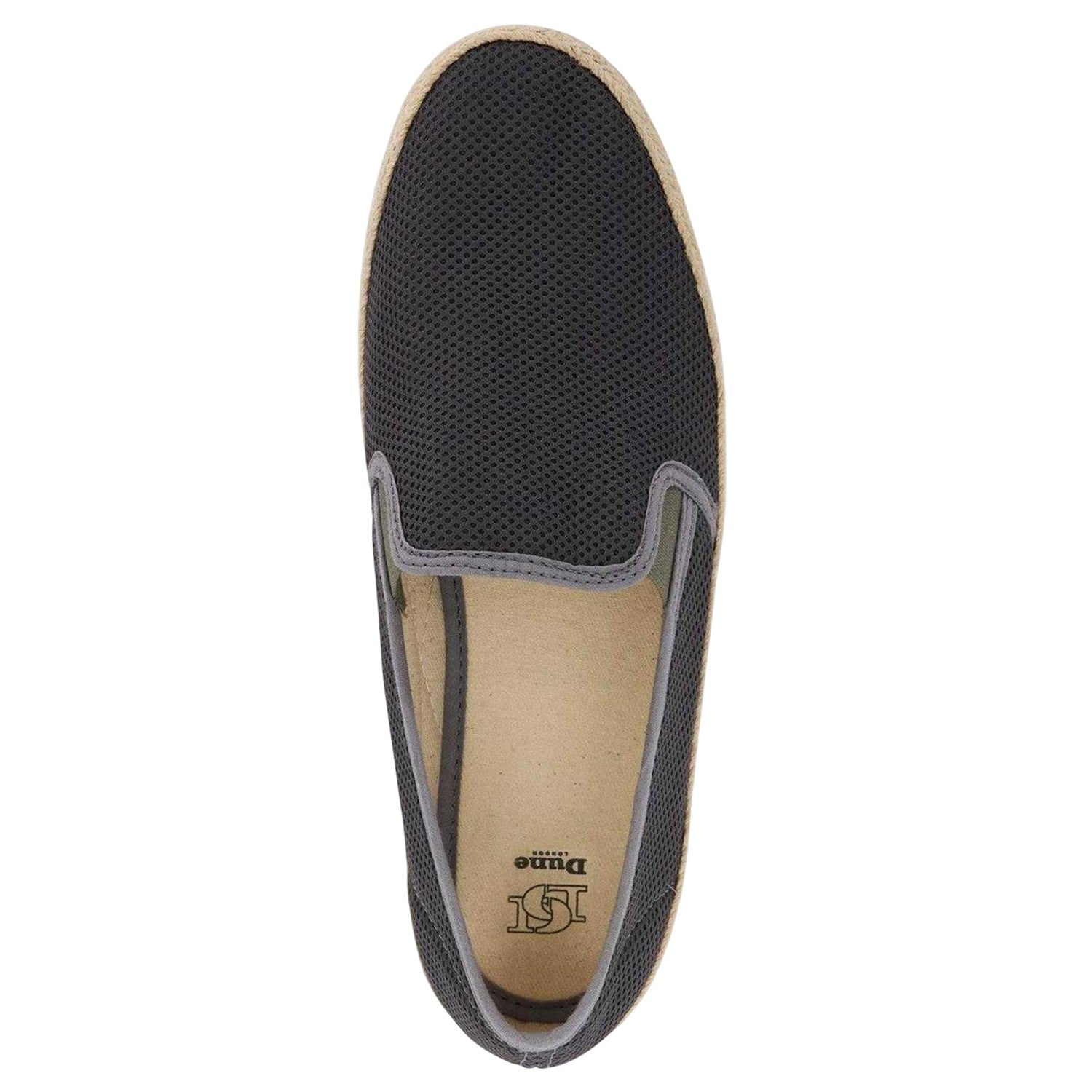 Grey - Lifestyle - Dune London Mens Le Ferdo Textured Espadrilles