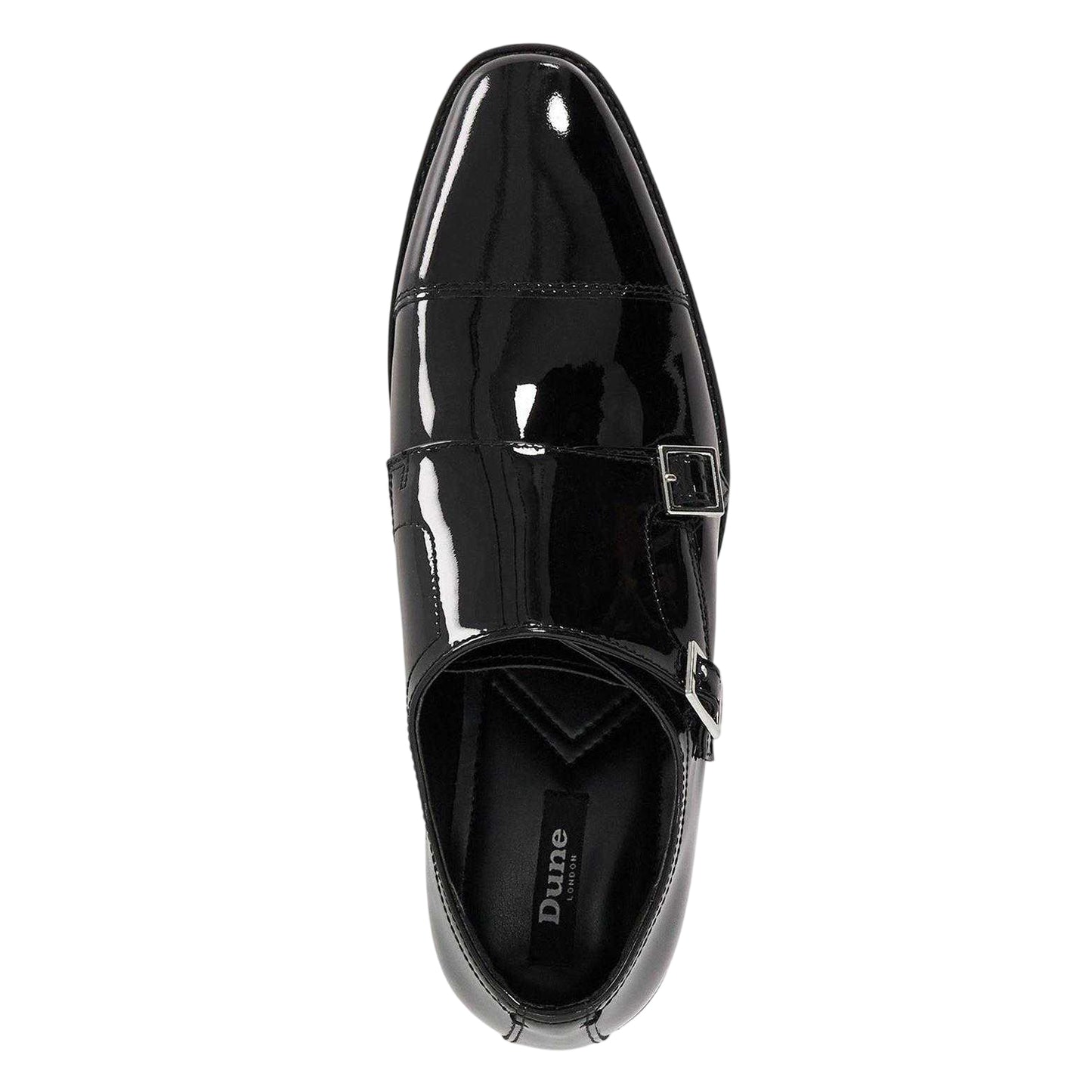 Black - Lifestyle - Dune London Mens Lo Steff Leather Double Monk Strap Shoes