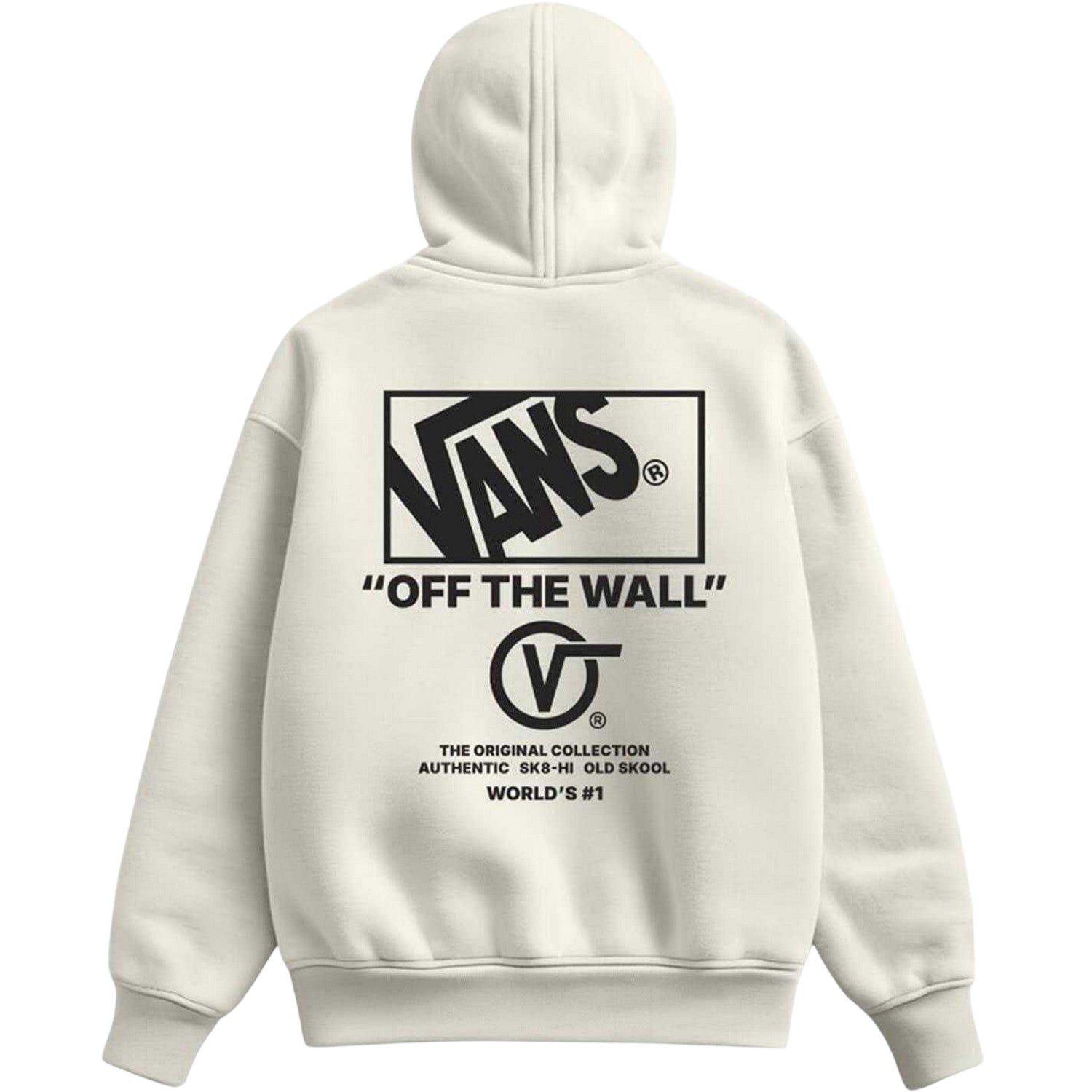 Egret - Back - Vans Mens Stacked Hoodie
