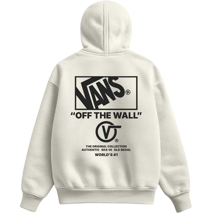 Egret - Back - Vans Mens Stacked Hoodie