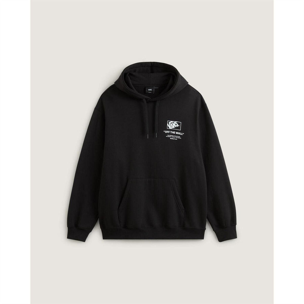 Black - Back - Vans Mens Stacked Hoodie
