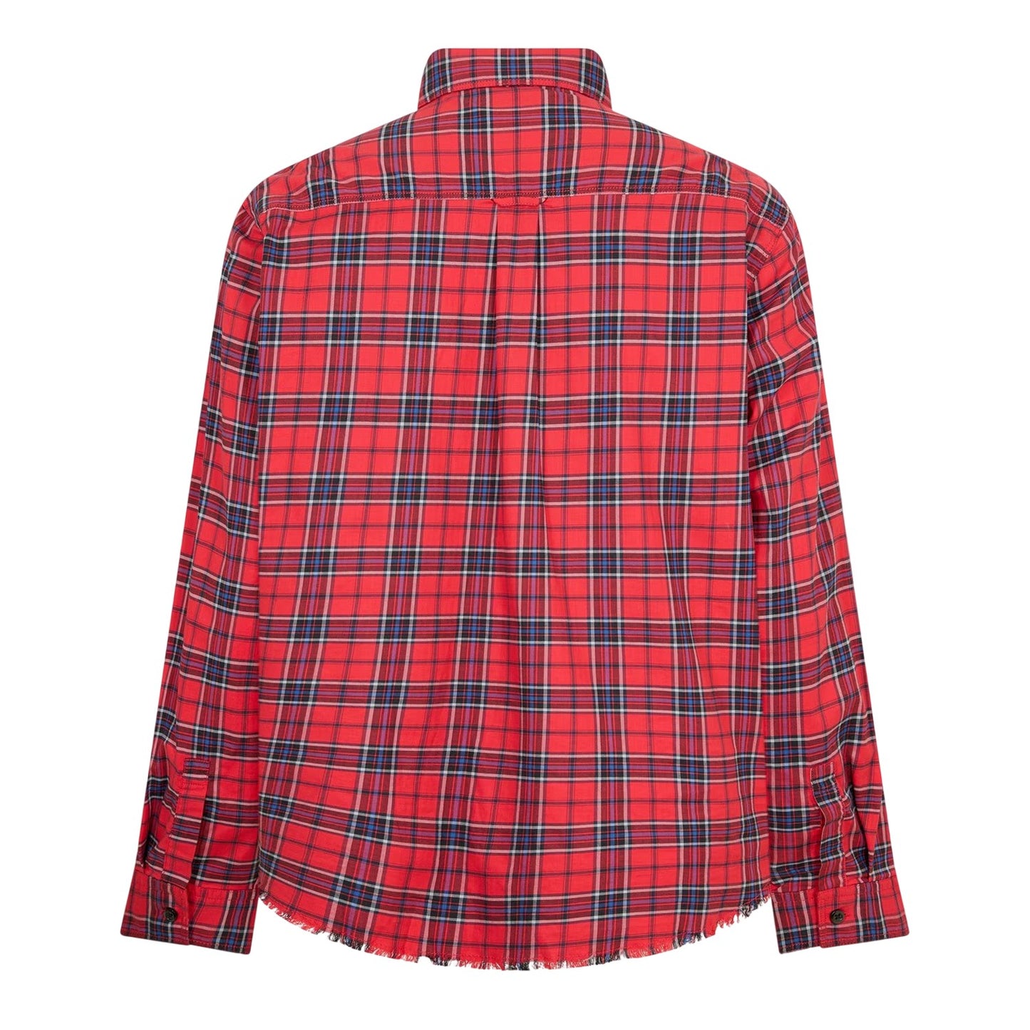 Pink - Back - Hugo Mens Plaid Oxford Shirt