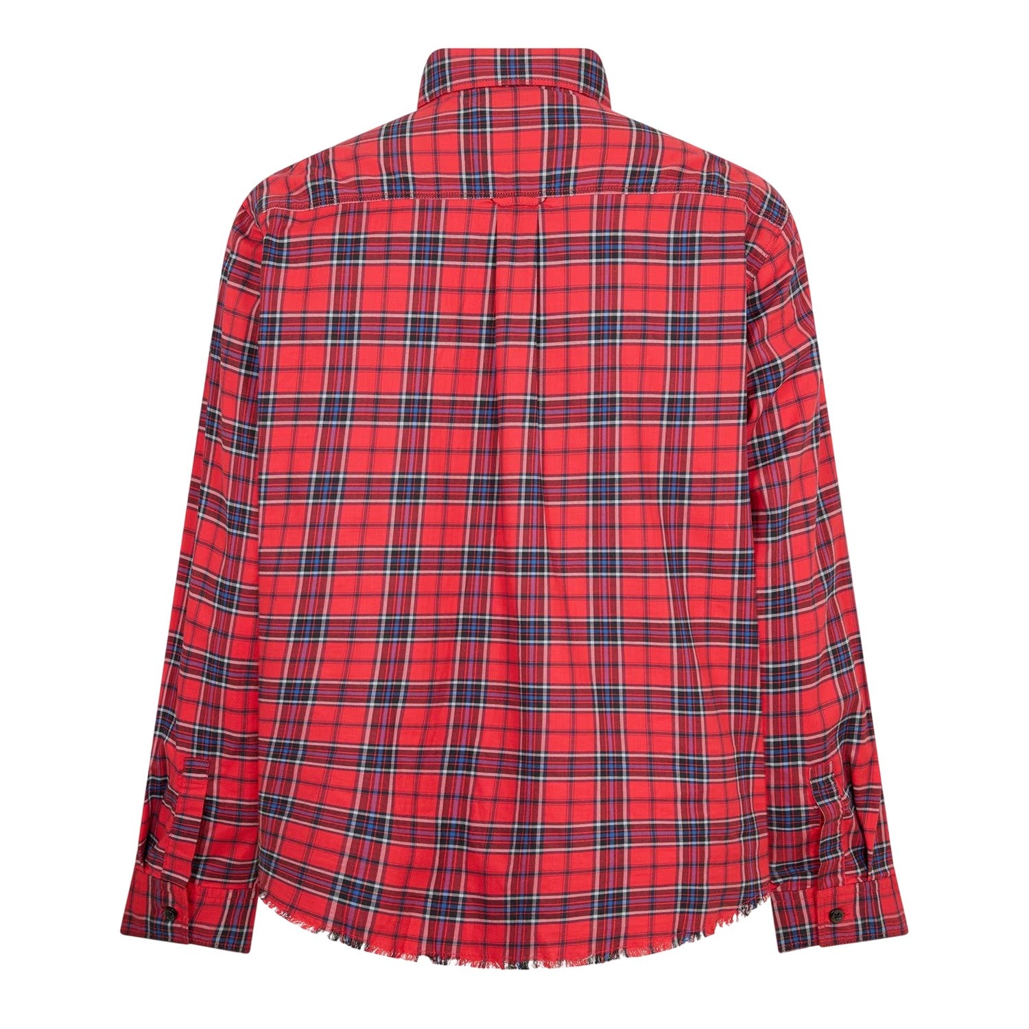 Pink - Back - Hugo Mens Plaid Oxford Shirt
