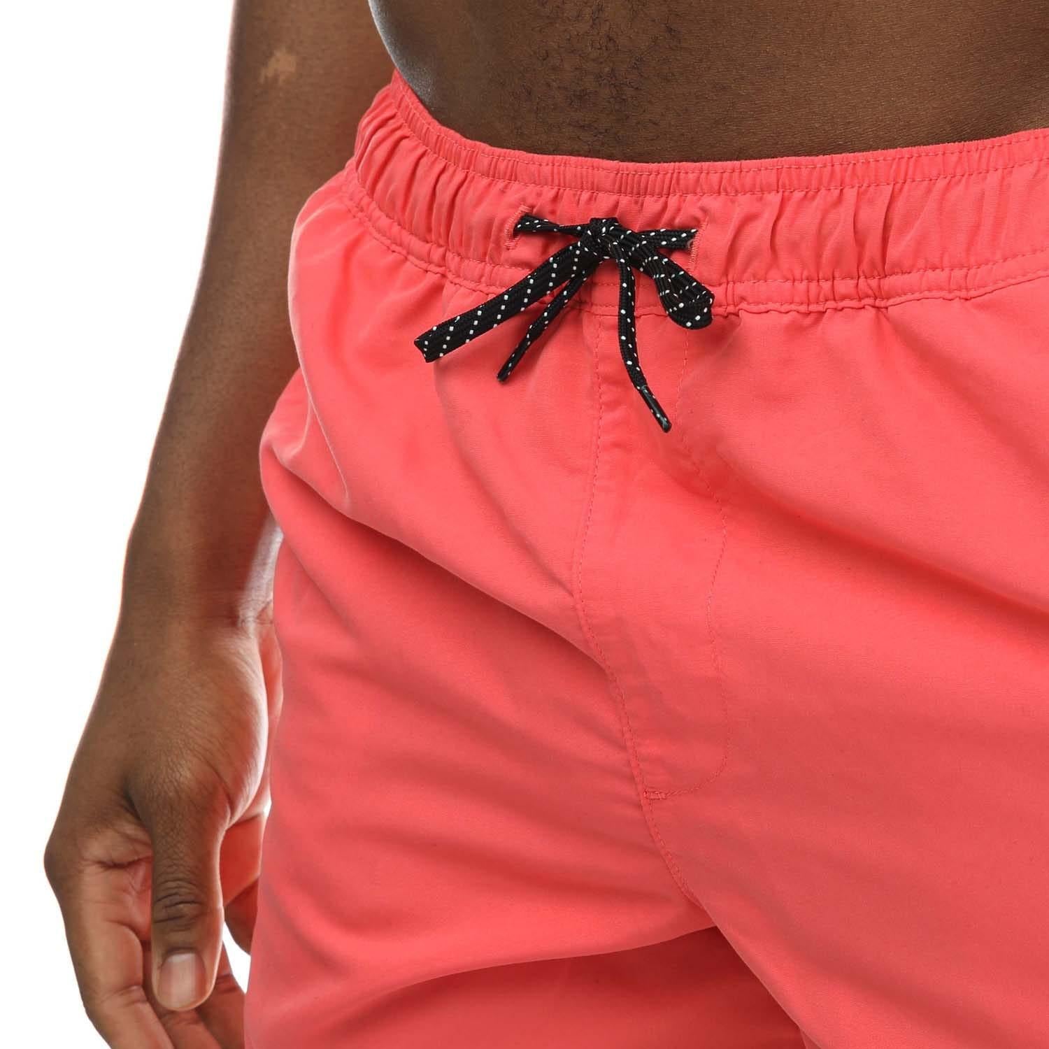Coral - Side - Jack And Jones Mens Aruba Swim Shorts