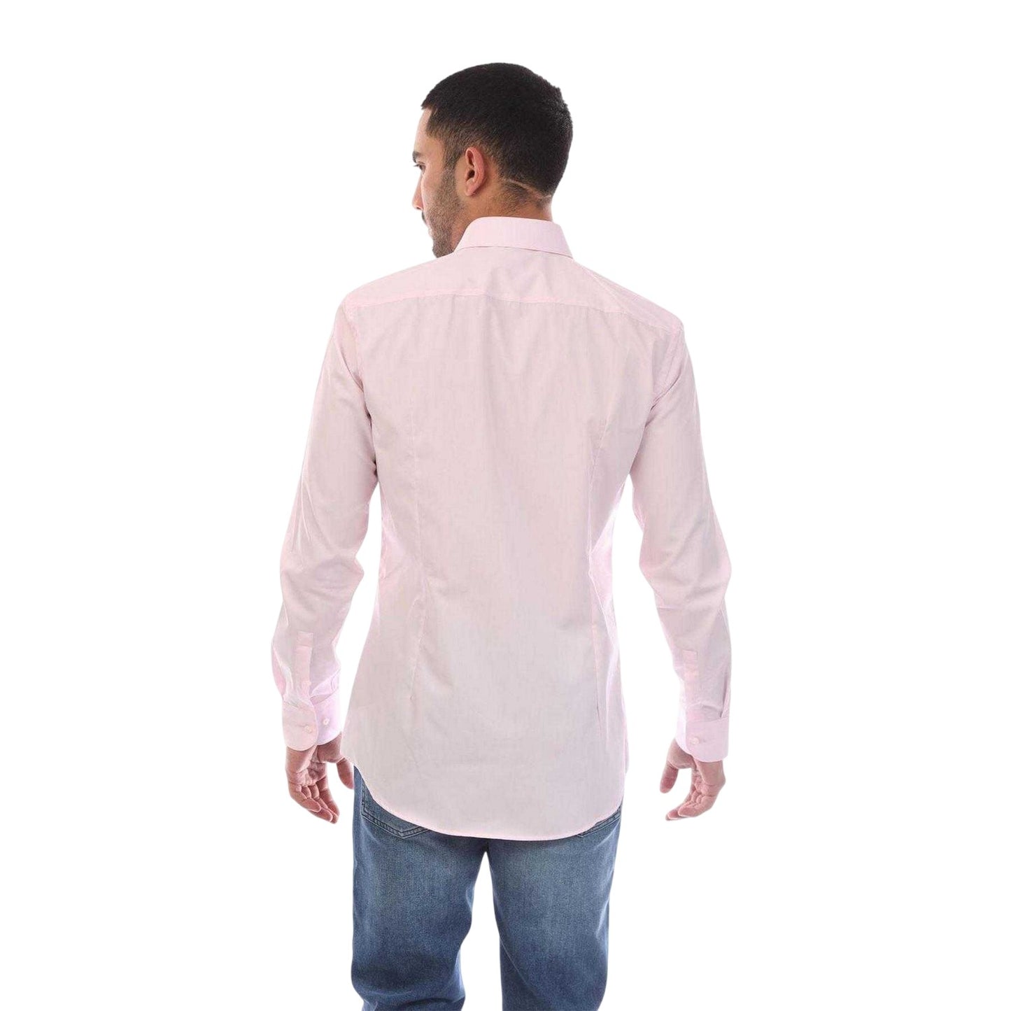 Pink - Back - Boss Mens Hank S Shirt
